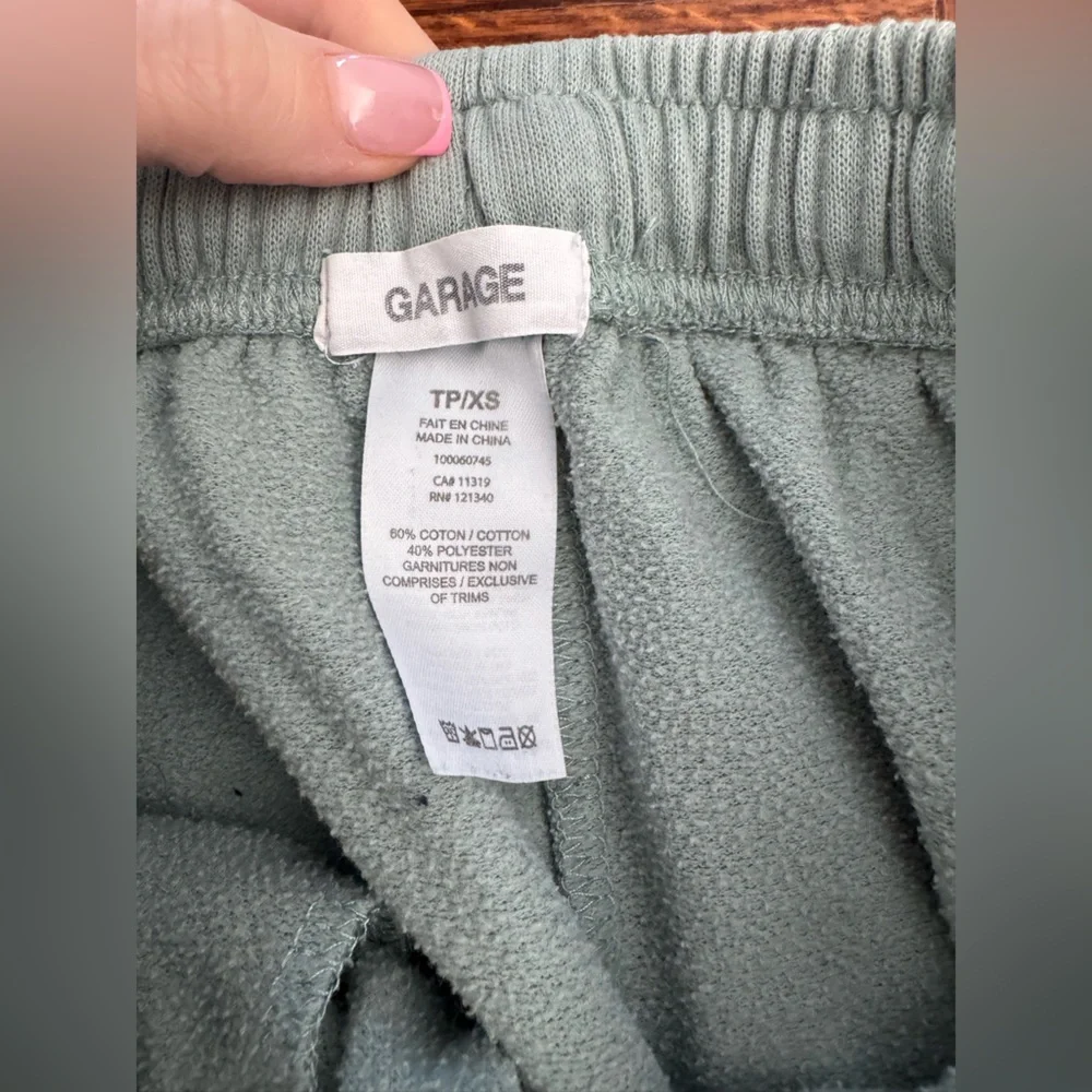 GARAGE BOYFRIEND JOGGERS LIGHT GREEN SIZE XS - Picture 4 of 5